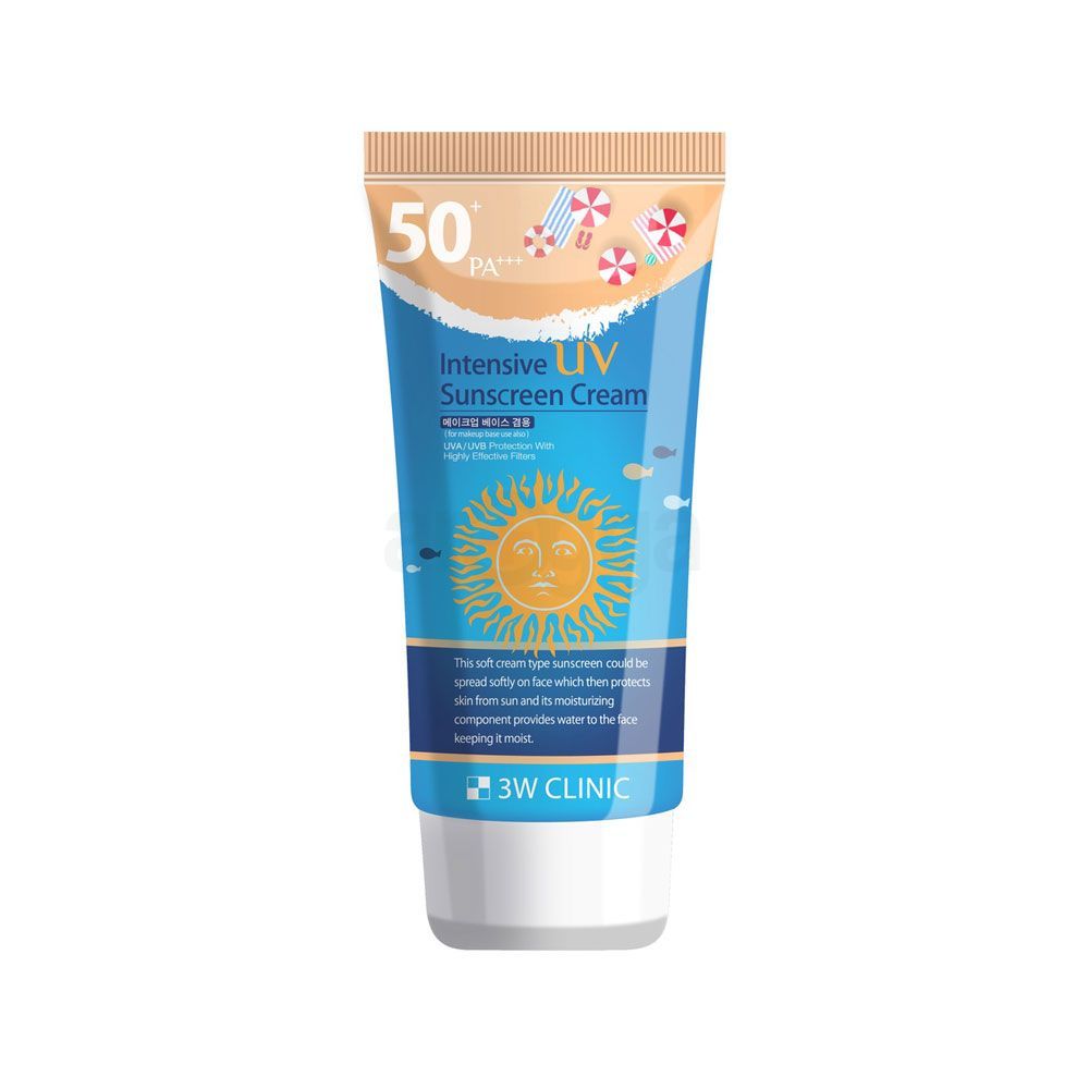 3W Clinic Intensive UV Sunblock Cream SPF 50+ PA+++  