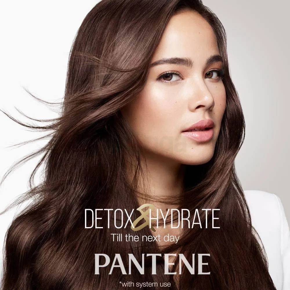 Pantene Micellar Detox & Hydrate Rose Water Extract Scalp Shampoo 530ml  