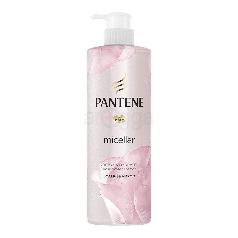 Pantene Micellar Detox & Hydrate Rose Water Extract Scalp Shampoo 530ml  