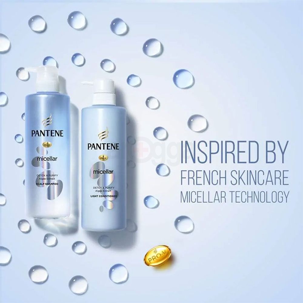 Pantene Micellar Detox & Purify Algae Extract Scalp Shampoo  