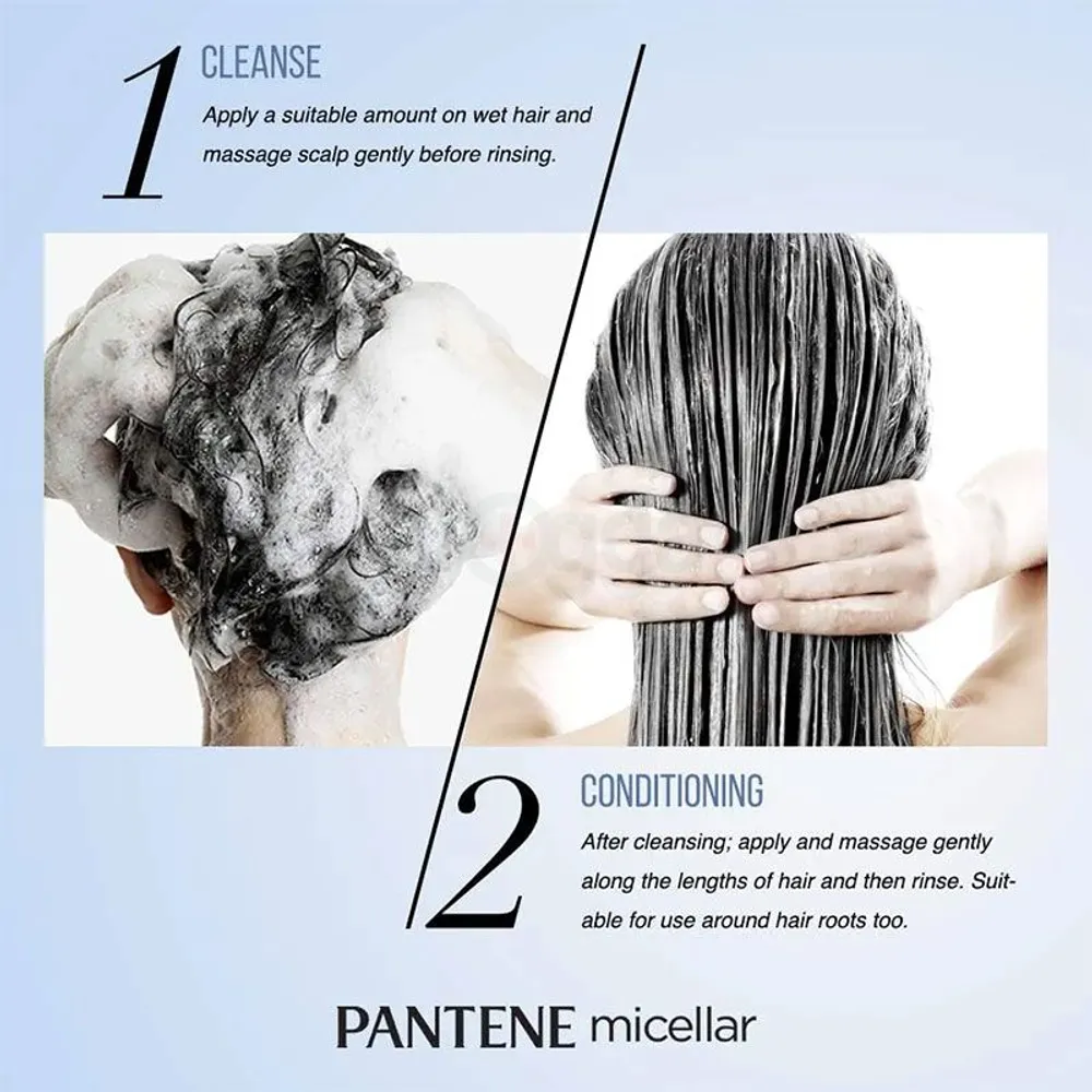 Pantene Micellar Detox & Purify Algae Extract Scalp Shampoo 530ml  