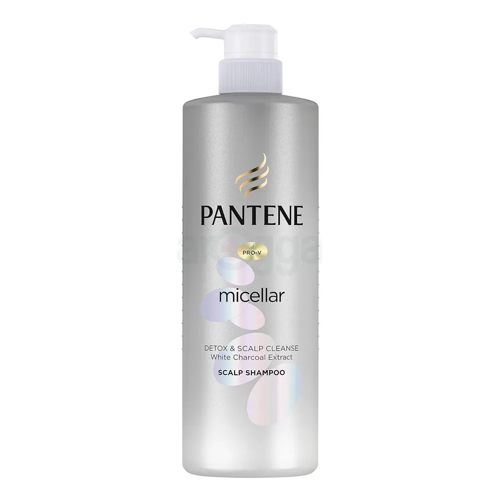 Pantene Micellar Detox & Scalp Cleanse White Charcoal Extract Scalp Shampoo 530ml  