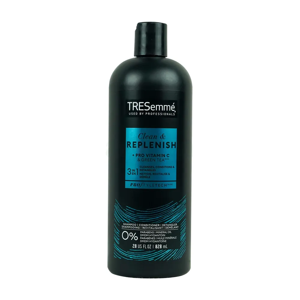 Tresemme Clean & Replenish + PRO VITAMIN C & Green Tea 3 in 1 Shampoo & Conditioner  