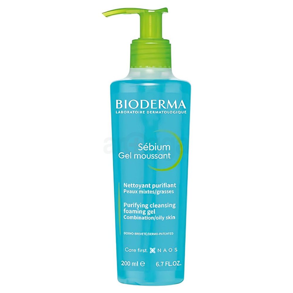 Bioderma Sebium Gel Moussant Purifying Foaming Gel 200ml  