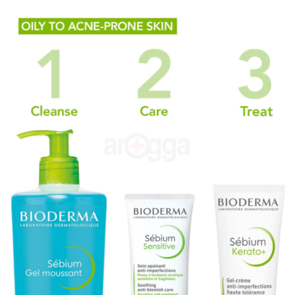 Bioderma Sebium Gel Moussant Purifying Foaming Gel 200ml  