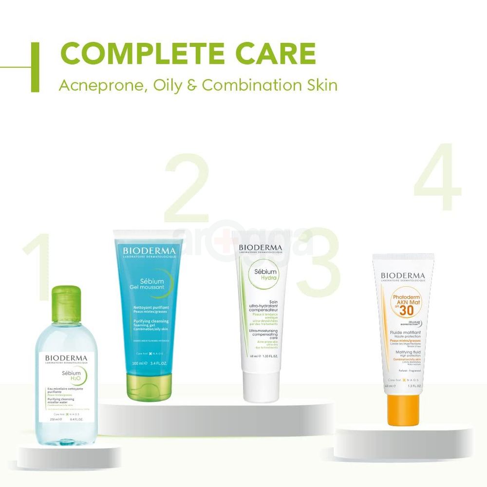 Bioderma Sebium Hydra Ultra Moisturising Compensating Care Moisturiser for Acne Prone Skin  