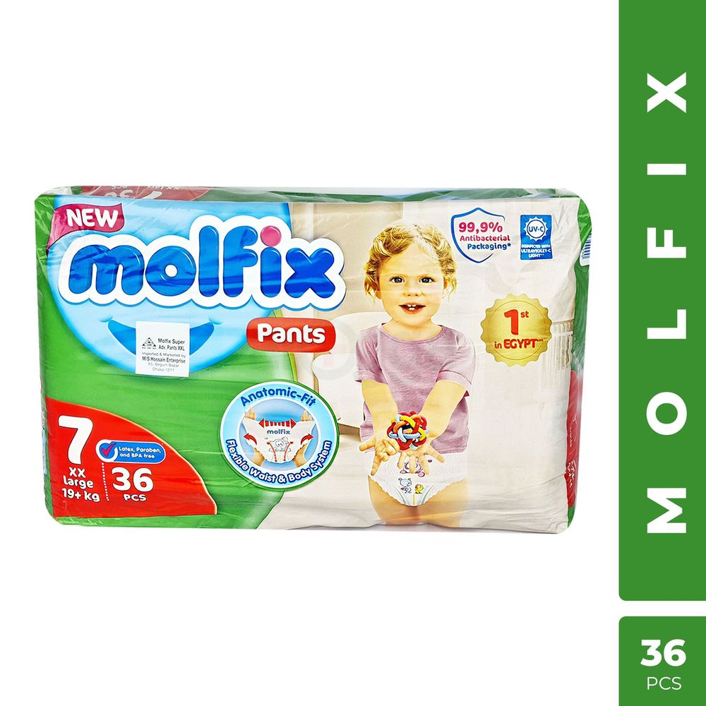 Molfix Super Adv. Pants XXL (19+kg) 36 Pcs  