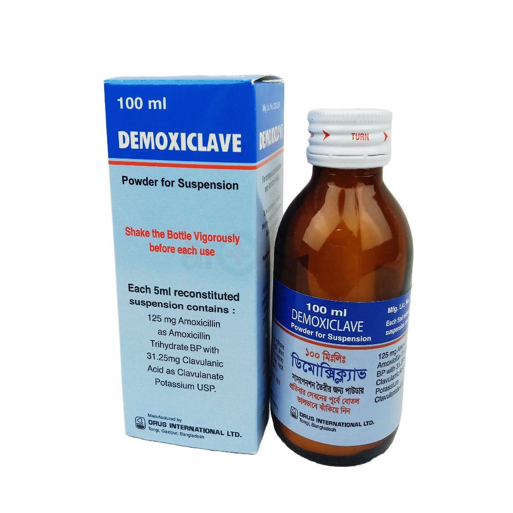 Demoxiclave 125mg+31.25mg/5ml Powder for Suspension