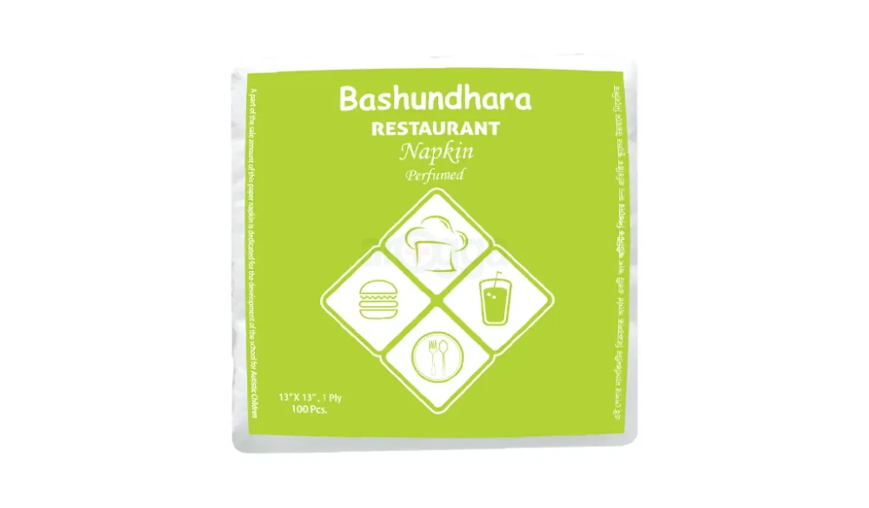 Bashundhara Restaurant/Hotel Napkin (Perfumed)  