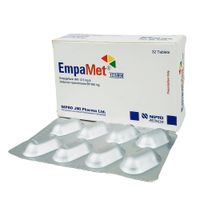 Empamet 12.5/850 12.5mg+850mg Tablet