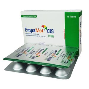 Empamet XR 5/1000 5mg+1000mg Tablet