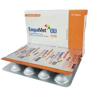 Empamet XR 10/1000 10mg+1000mg Tablet