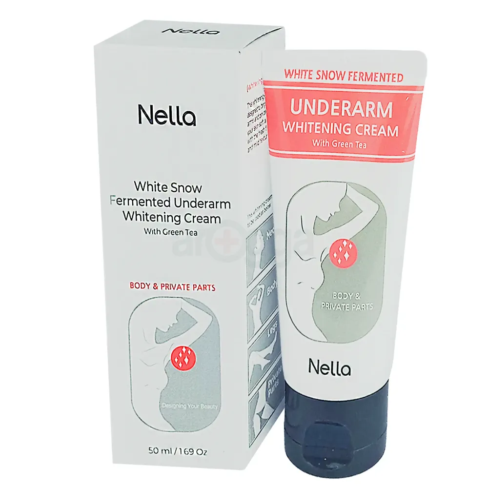 Nella – White Snow Fermented Underarm Whitening Cream with Green Tea  