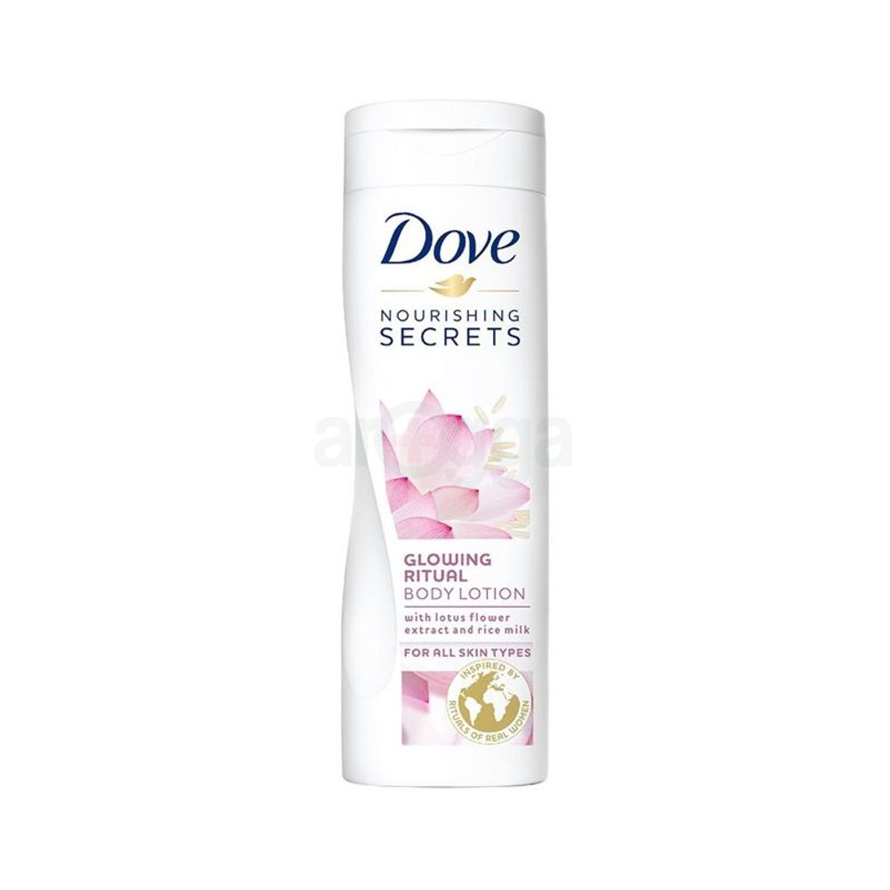 Dove Nourishing Secrets Glowing Ritual Body Lotion with Lotus Flower Extract and Rice  