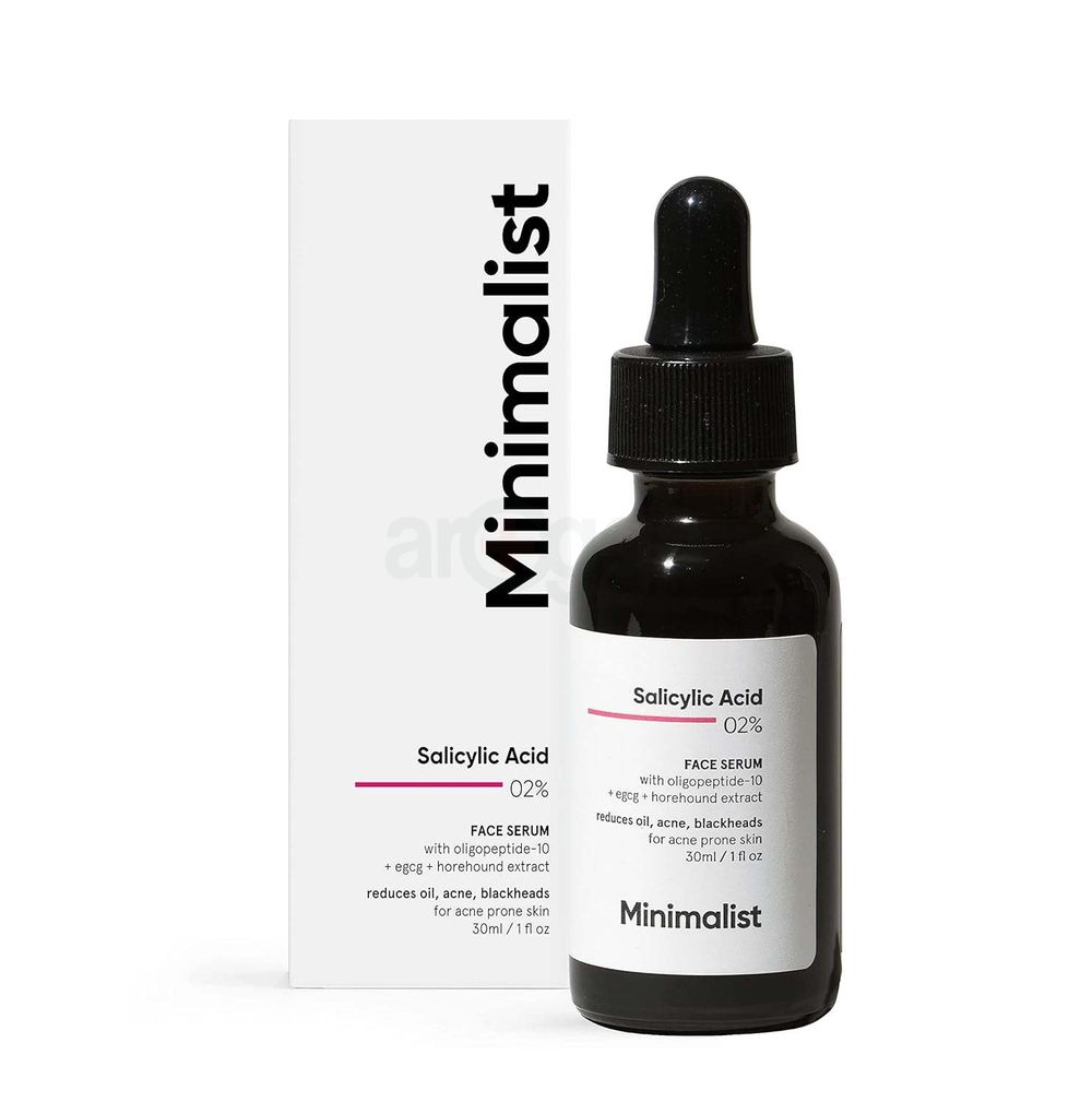 Minimalist Salicylic Acid 02% Face Serum for Reducing Acne, Blackheads & Excessive Oil  
