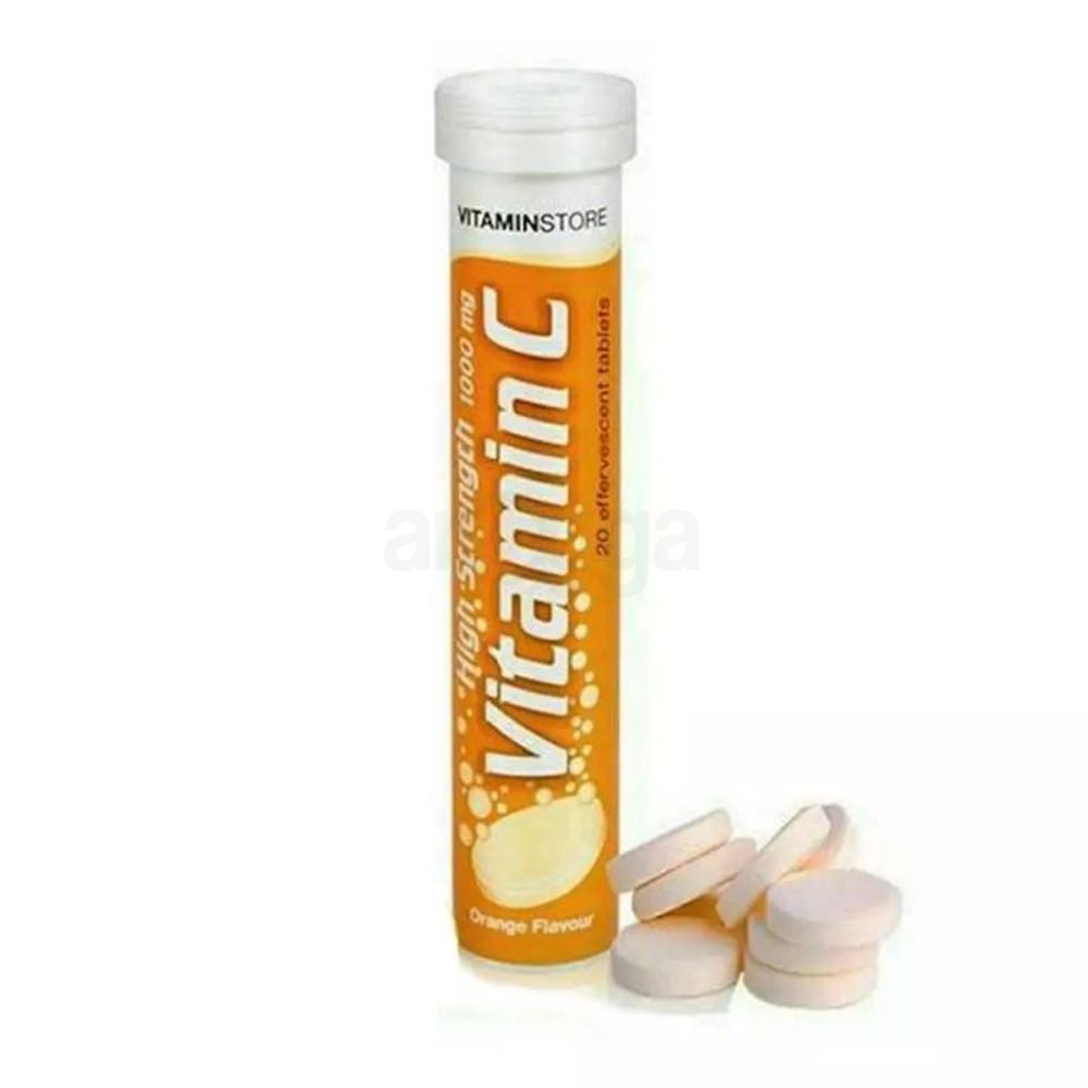 VitaminStore Vitamin C High Strength 1000mg 20 Tablets  