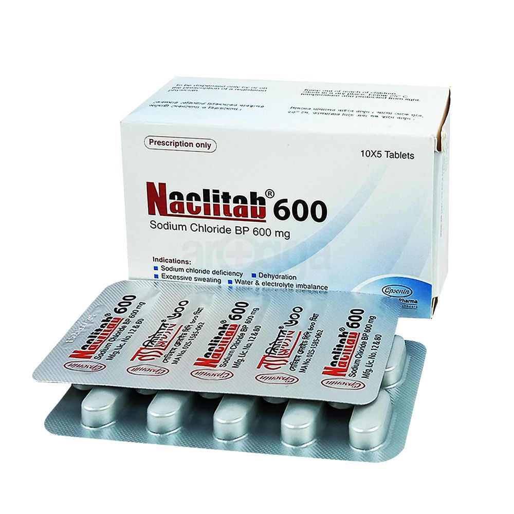 Naclitab 600mg Tablet