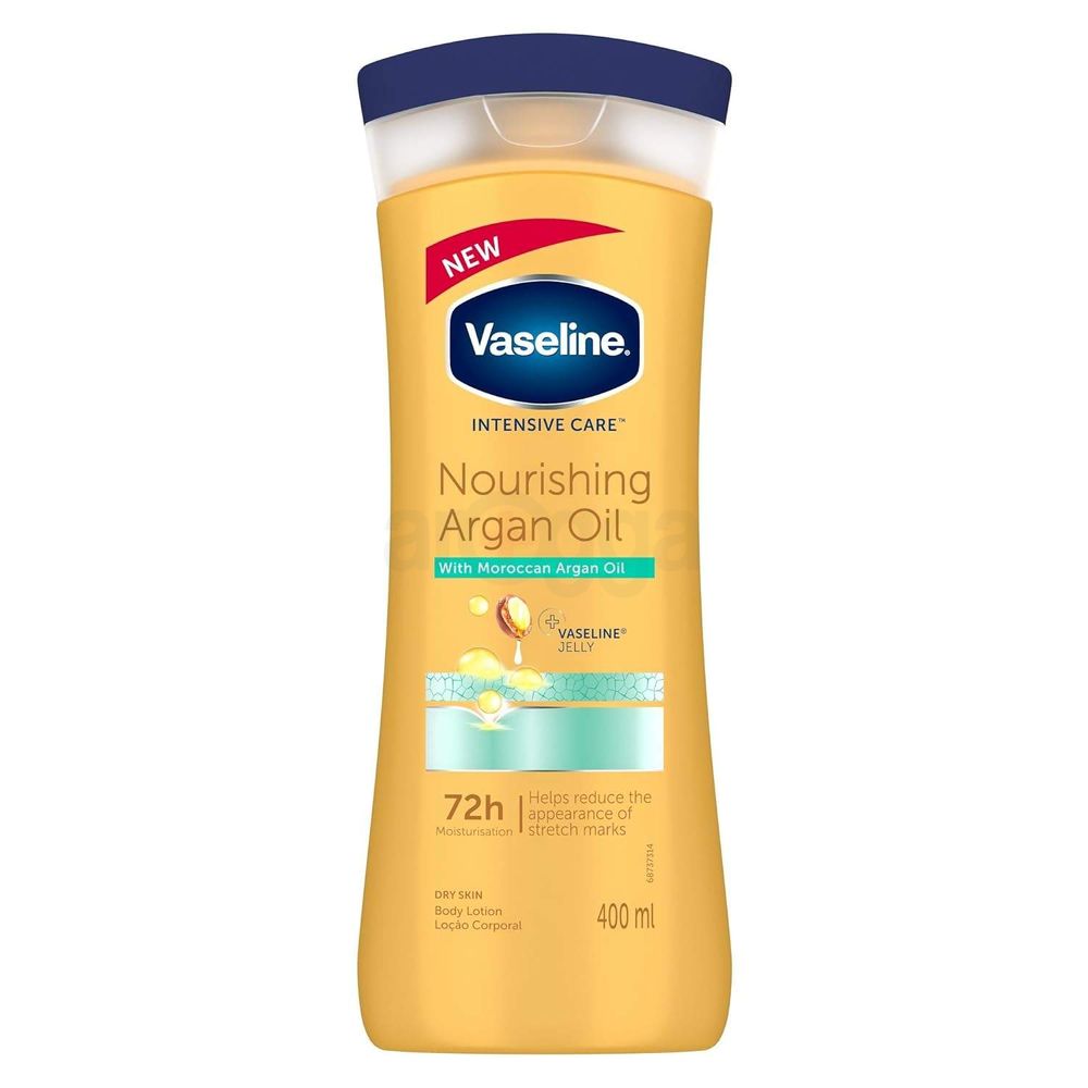 Vaseline Intensive Care Nourishing Argan Oil Moisturising Body Lotion with Moroccan Argan Oil 400ml  