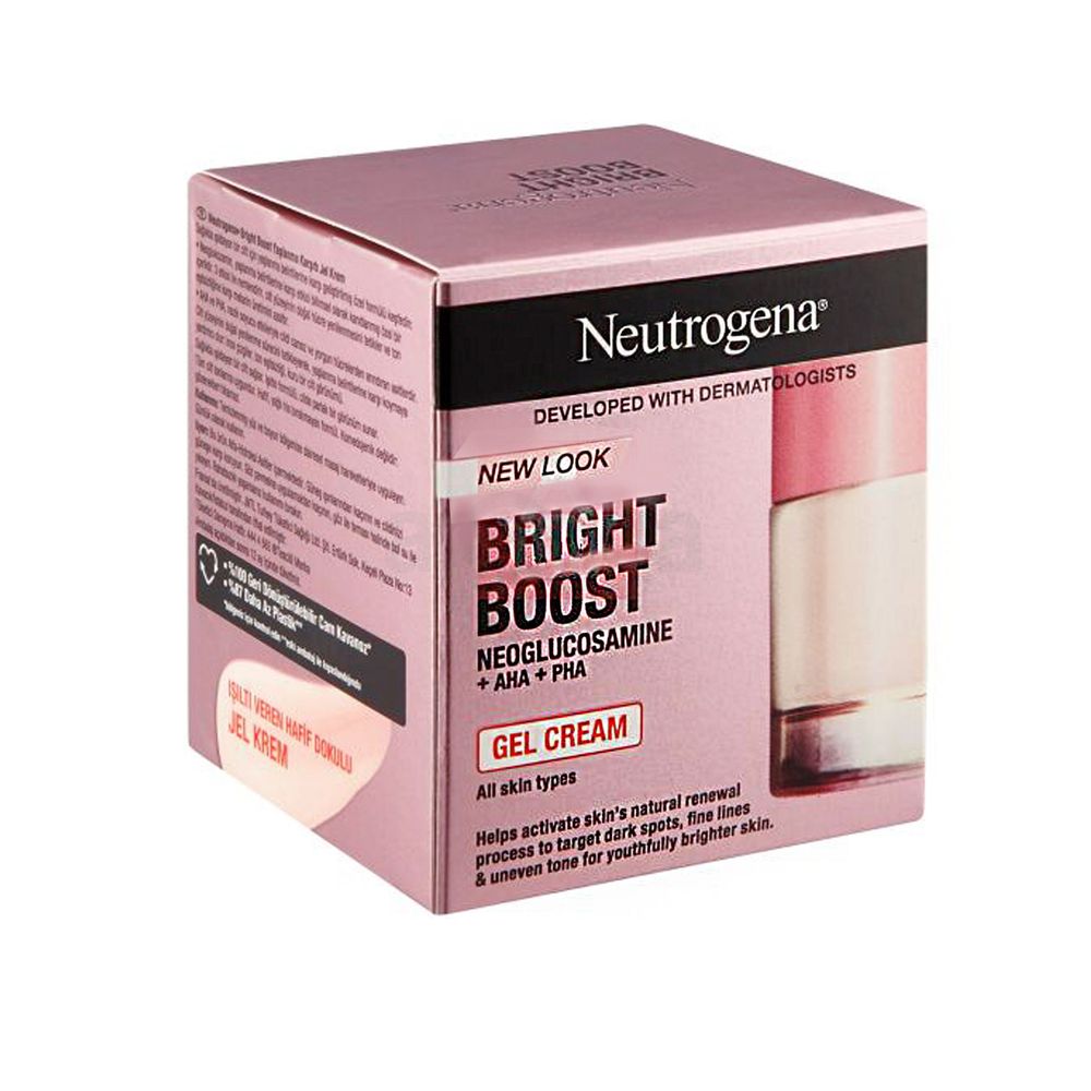 Neutrogena Bright Boost Gel Cream for All Skin Types  