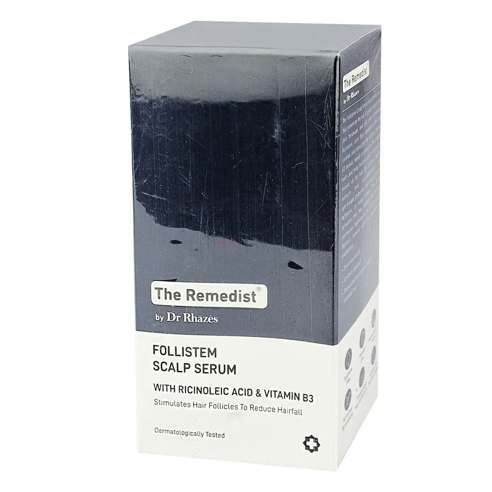 The Remedist by Dr Rhazes Follistem Scalp Serum with Ricinoleic Acid & Vitamin B3 50ml  