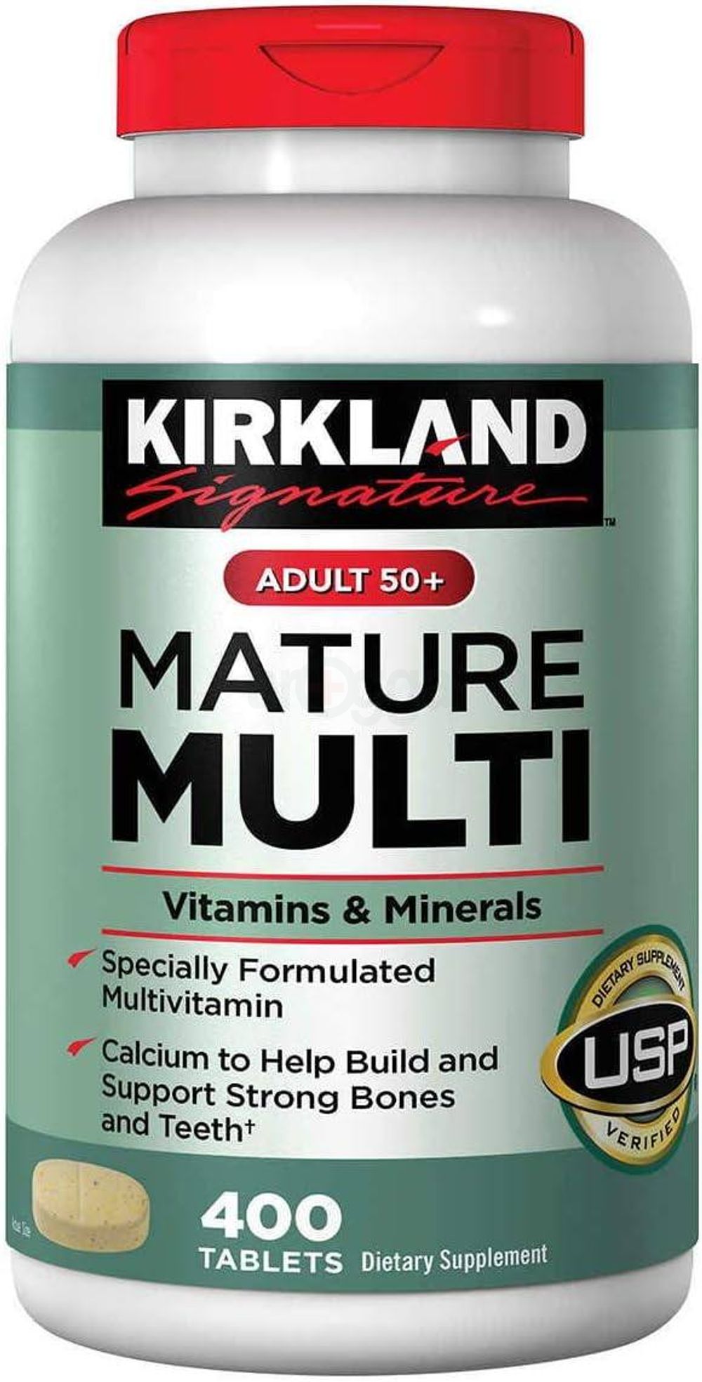 KIRKLAND Signature Adult 50+ Mature Multi Vitamins & Minerals 400 Tablets  