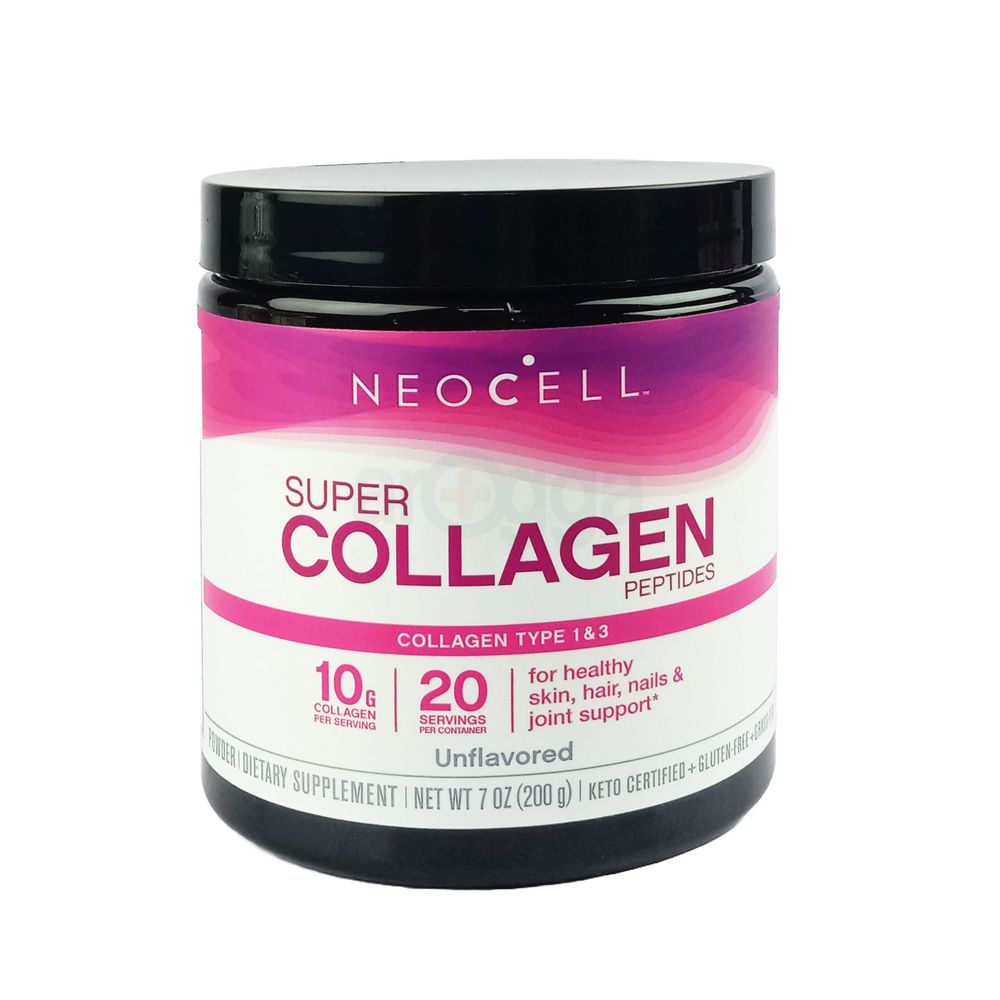 NeoCell Super Collagen Peptides Collagen Type 1 & 3 For Healthy Skin, Hair, Nails & Joint Support 200g  