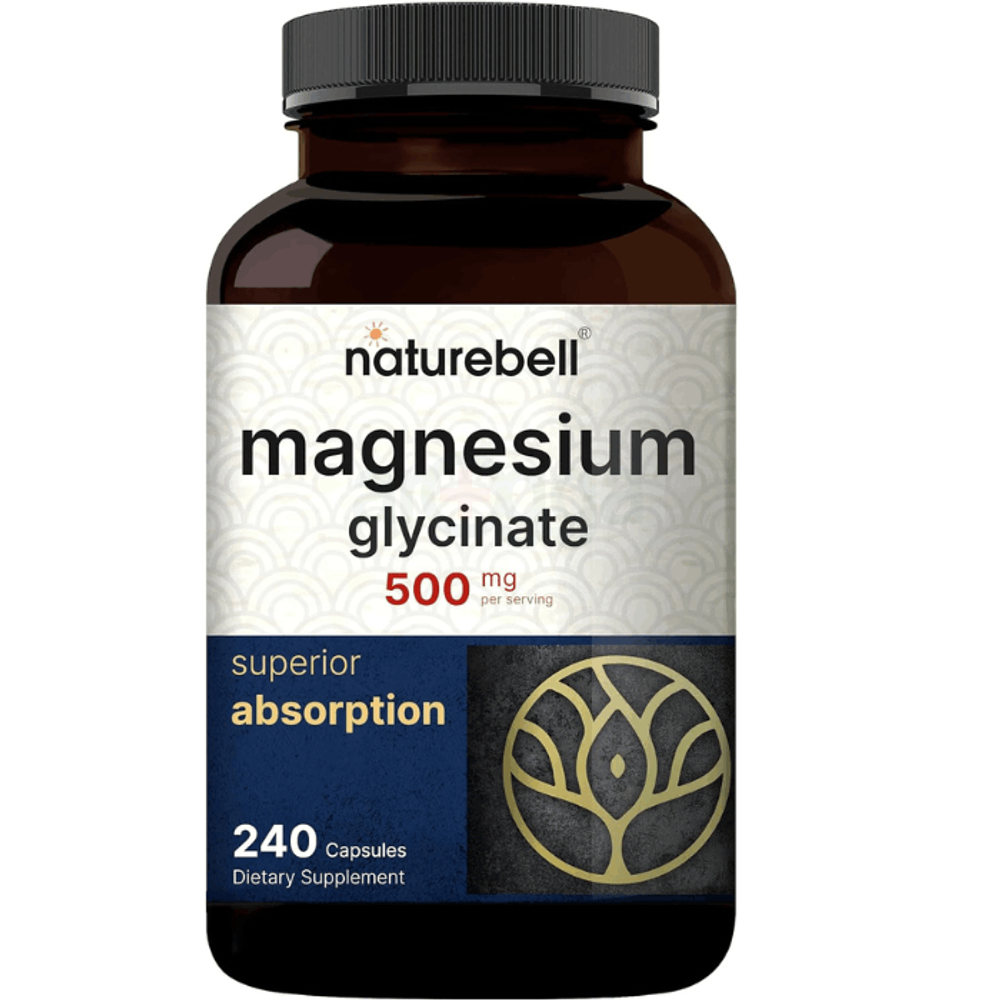 Naturebell Magnesium Glycinate 500mg 240 Capsules  