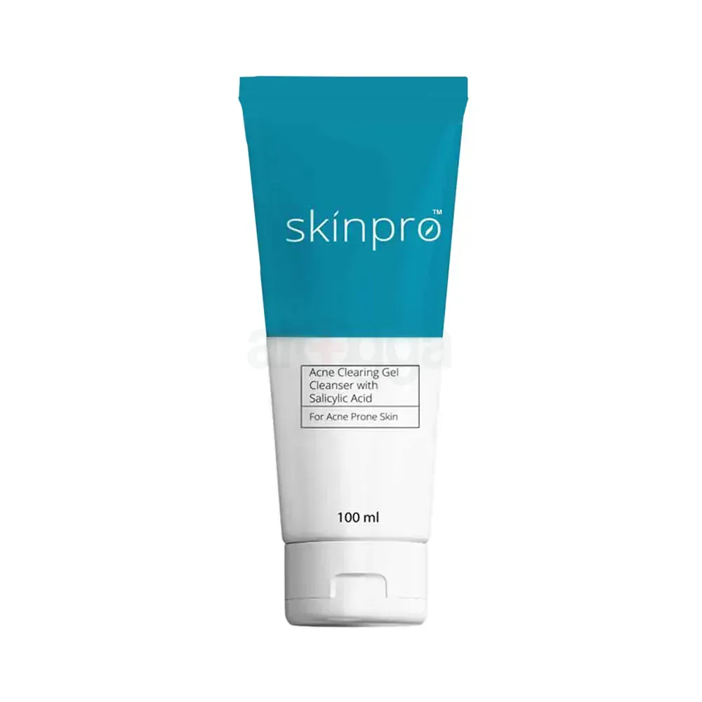 Skinpro Acne Clearing Gel Cleanser with Salicylic Acid For Acne Prone Skin 100ml  