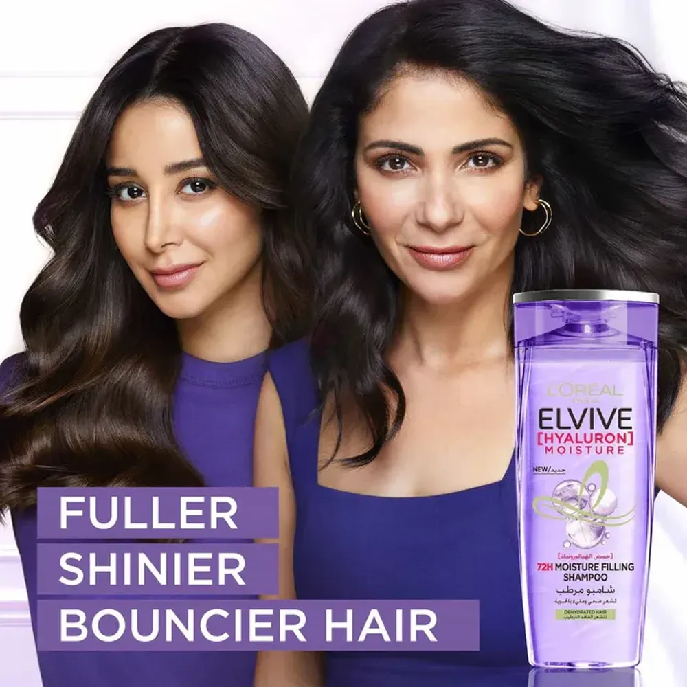 Loreal Paris Elvive Hyaluron Moisture Shampoo for Dehydrated Hair 400ml  