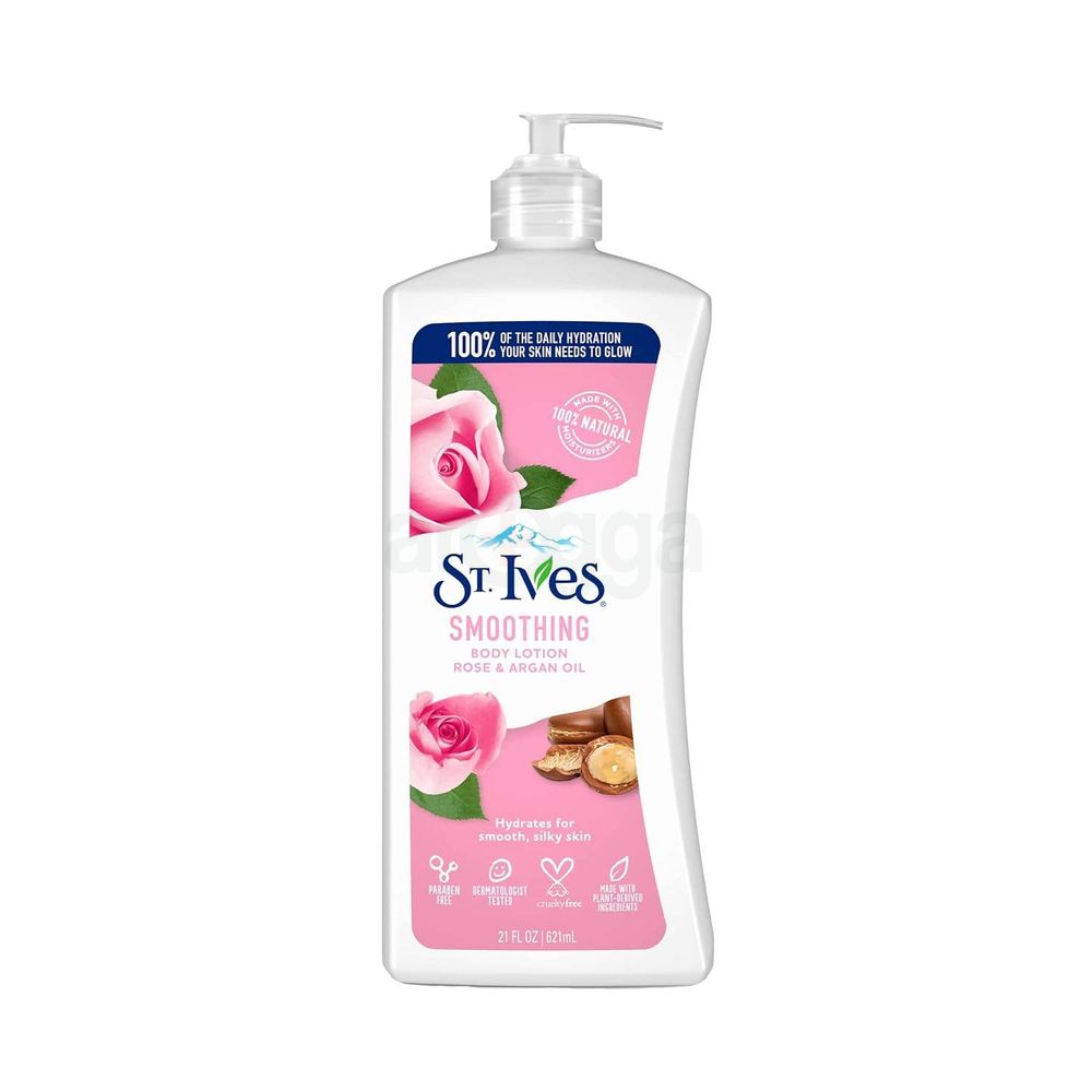 St. Ives Smoothing Body Lotion Rose & Argan Oil  