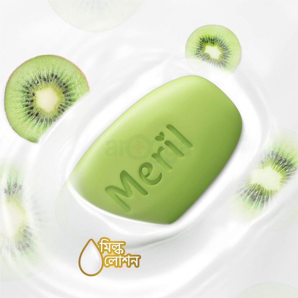 Meril Milk & Kiwi Soap Bar 150gm  