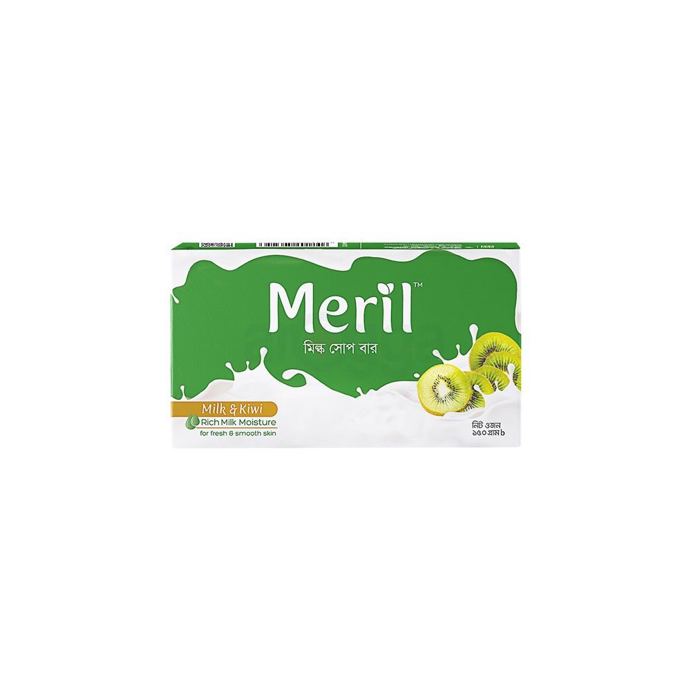 Meril Milk & Kiwi Soap Bar 150gm  