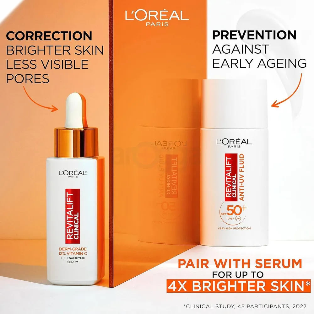 Loreal Paris Revitalift 12% Vitamin C+ E + Salicylic Acid  Tone-Pore-Line Serum  