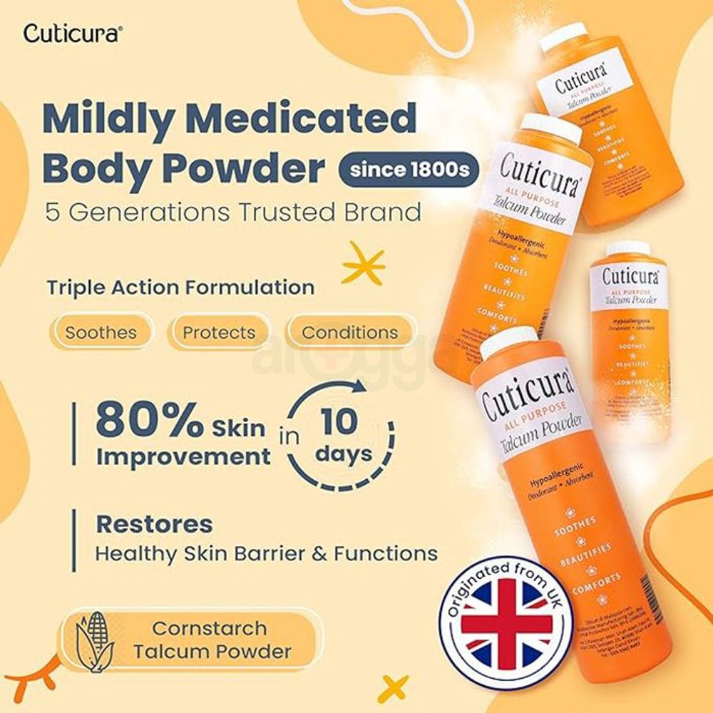 Cuticura All Purpose Talcum Powder  