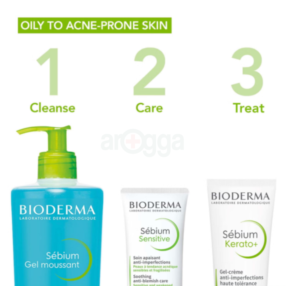 Bioderma Sébium Gel Moussant Purifying Cleansing Foaming Gel for Combination & Oily Skin  