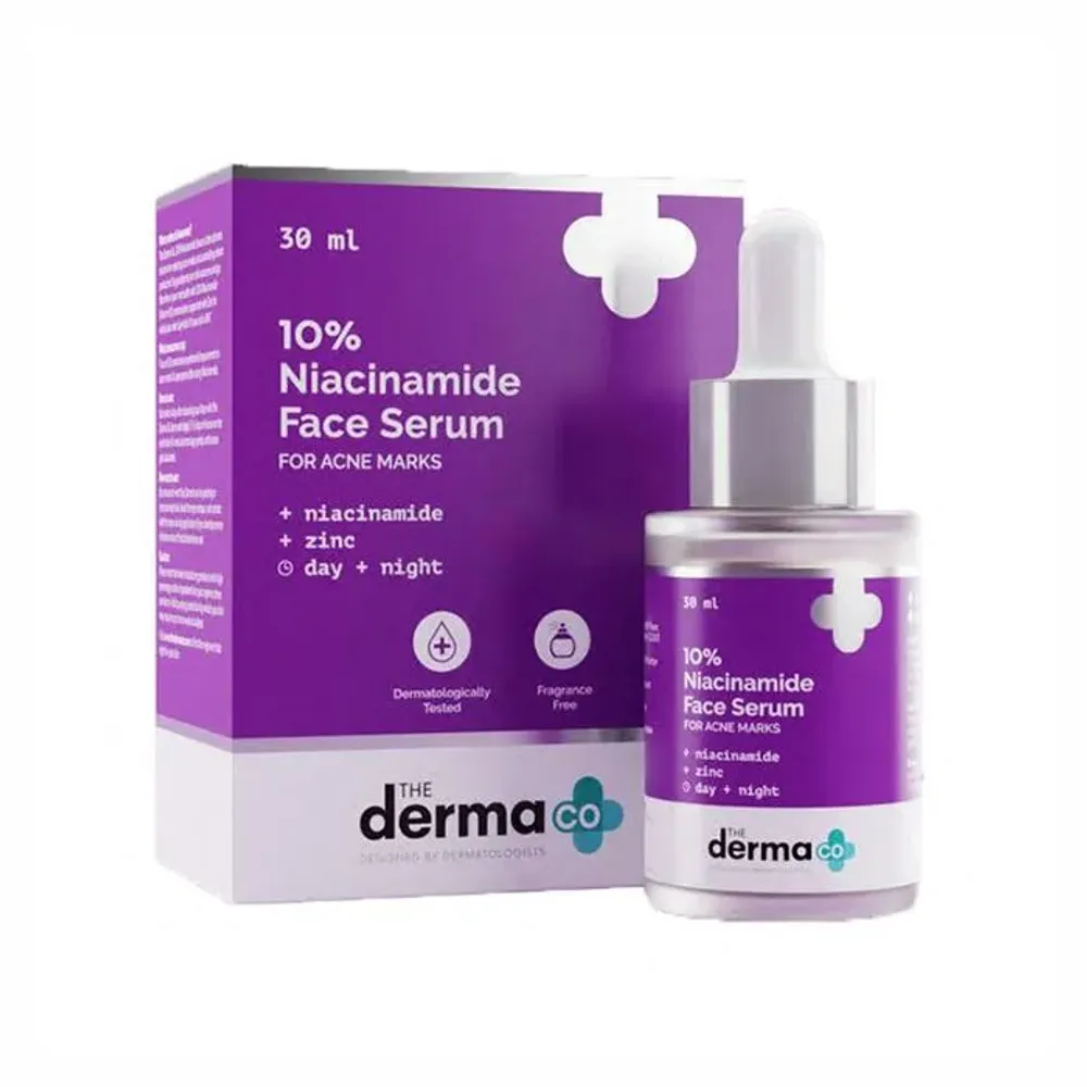 The Derma Co 10% Niacinamide Face Serum for Acne Marks 30ml  