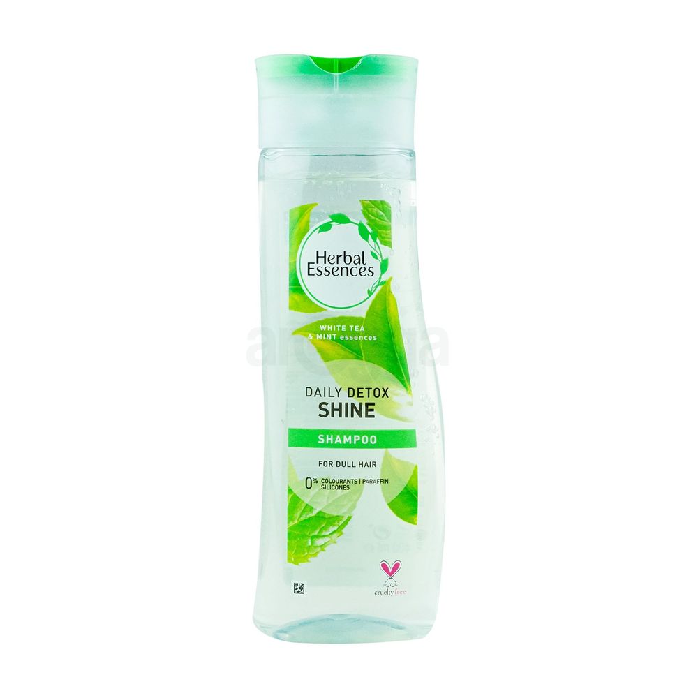 Herbal Essences Daily Detox Shine Shampoo with White Tea & Mint Essences for Dull Hair  