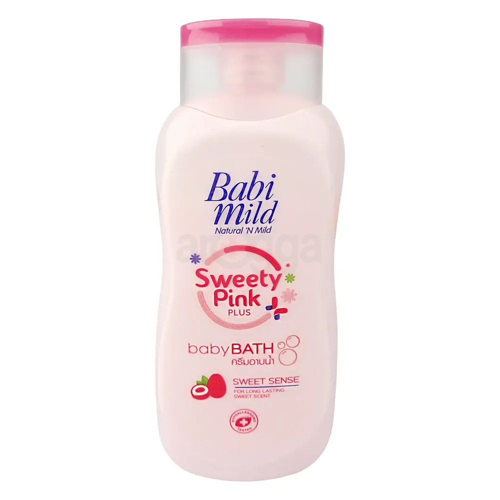Babi Mild Sweety Pink Plus Baby Bath 180ml  