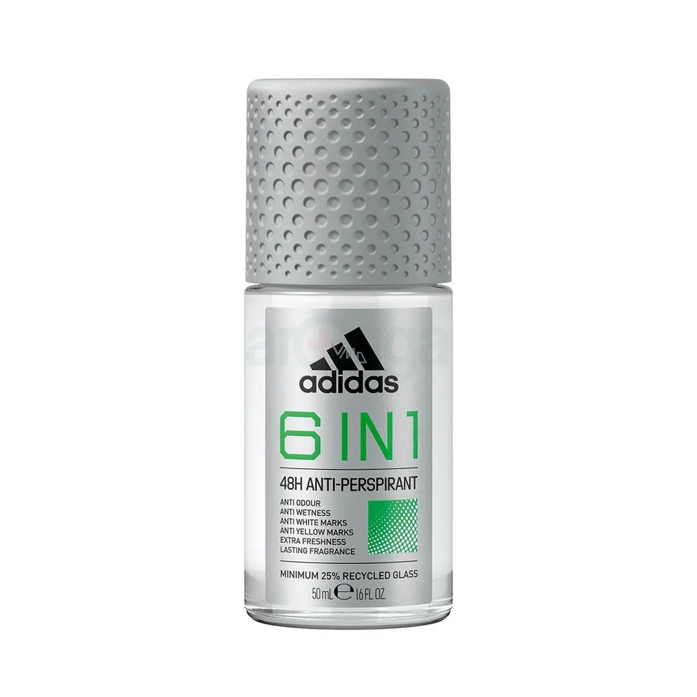 Adidas 6 in 1 Anti-Perspirant Roll On Deodorant 50ml  