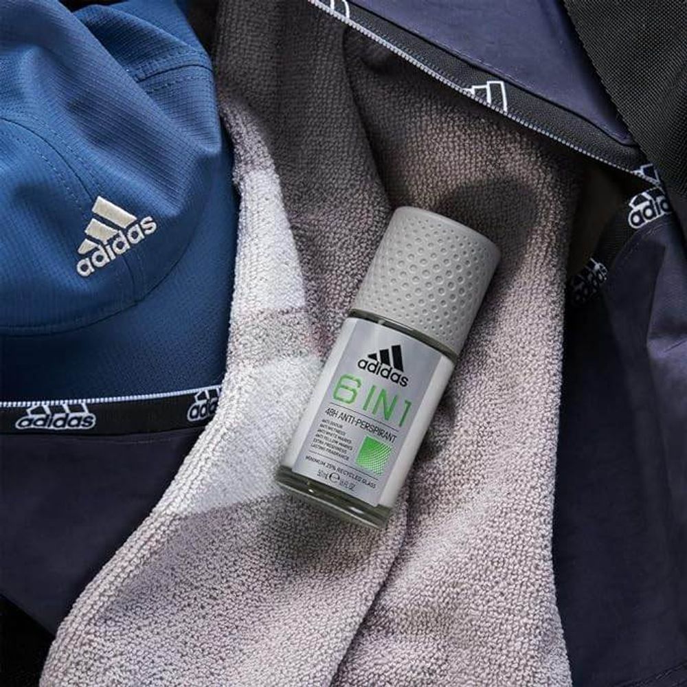 Adidas 6 in 1 Anti-Perspirant Roll On Deodorant 50ml  