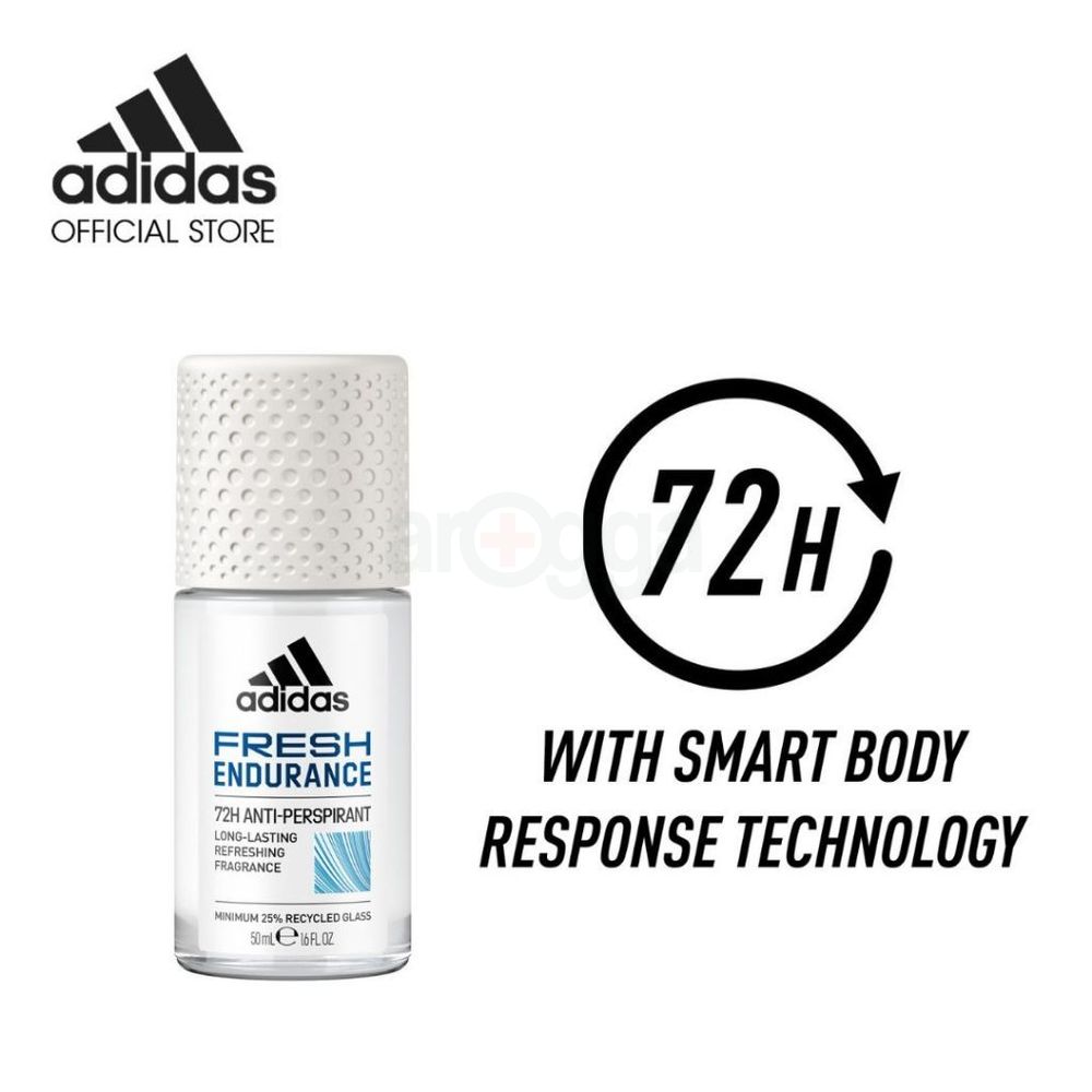 Adidas Fresh Endurance 72H Anti Perspirant Women Deo Roll On 50ml (White)  