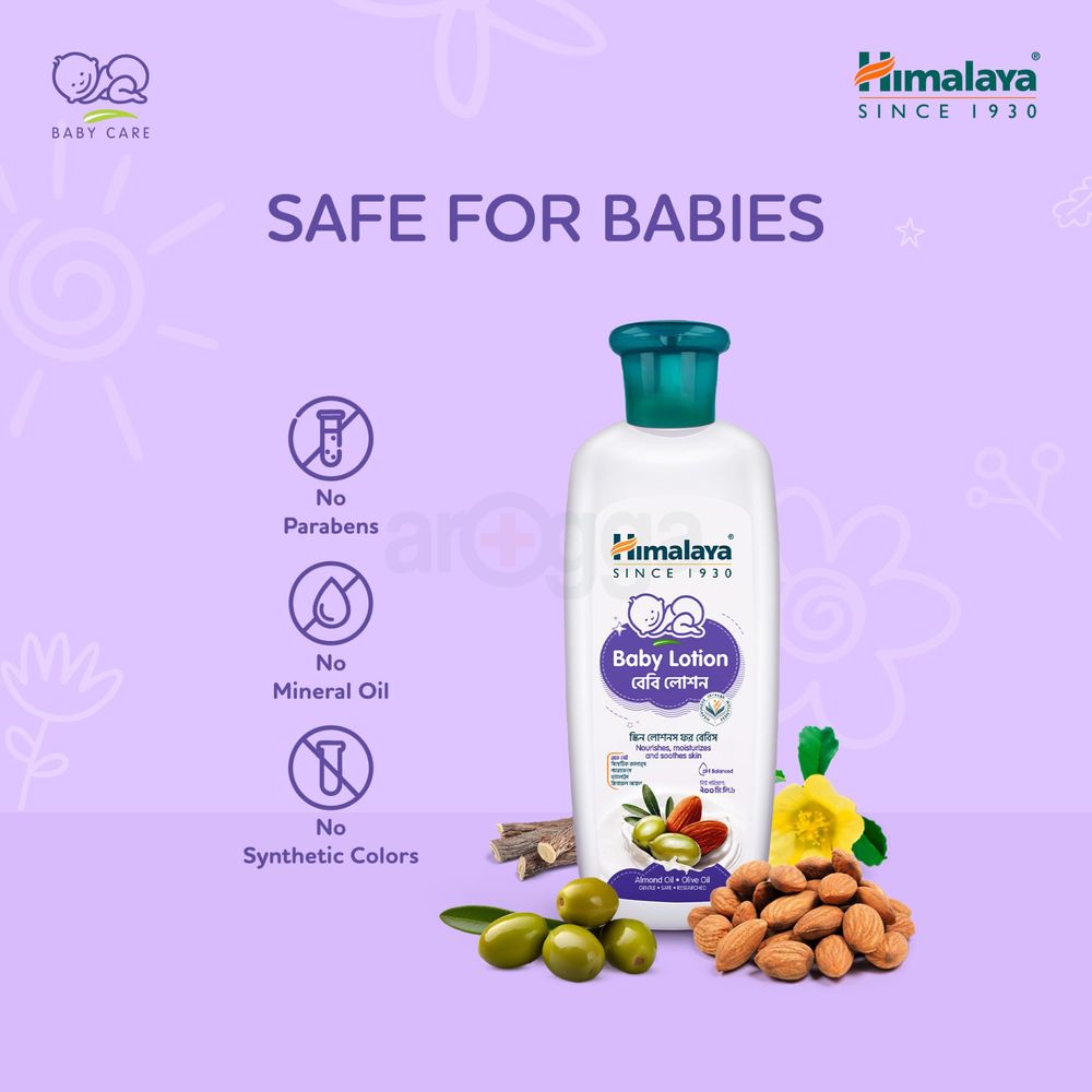 Himalaya Baby Lotion With Almond Oil & Olive Oil 200 ml  
