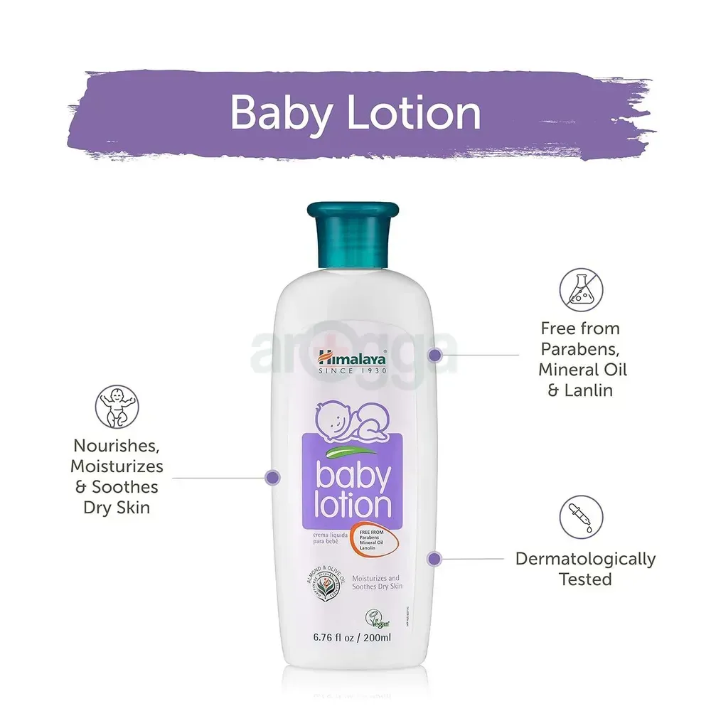 Himalaya Baby Lotion With Almond Oil & Olive Oil 200 ml  