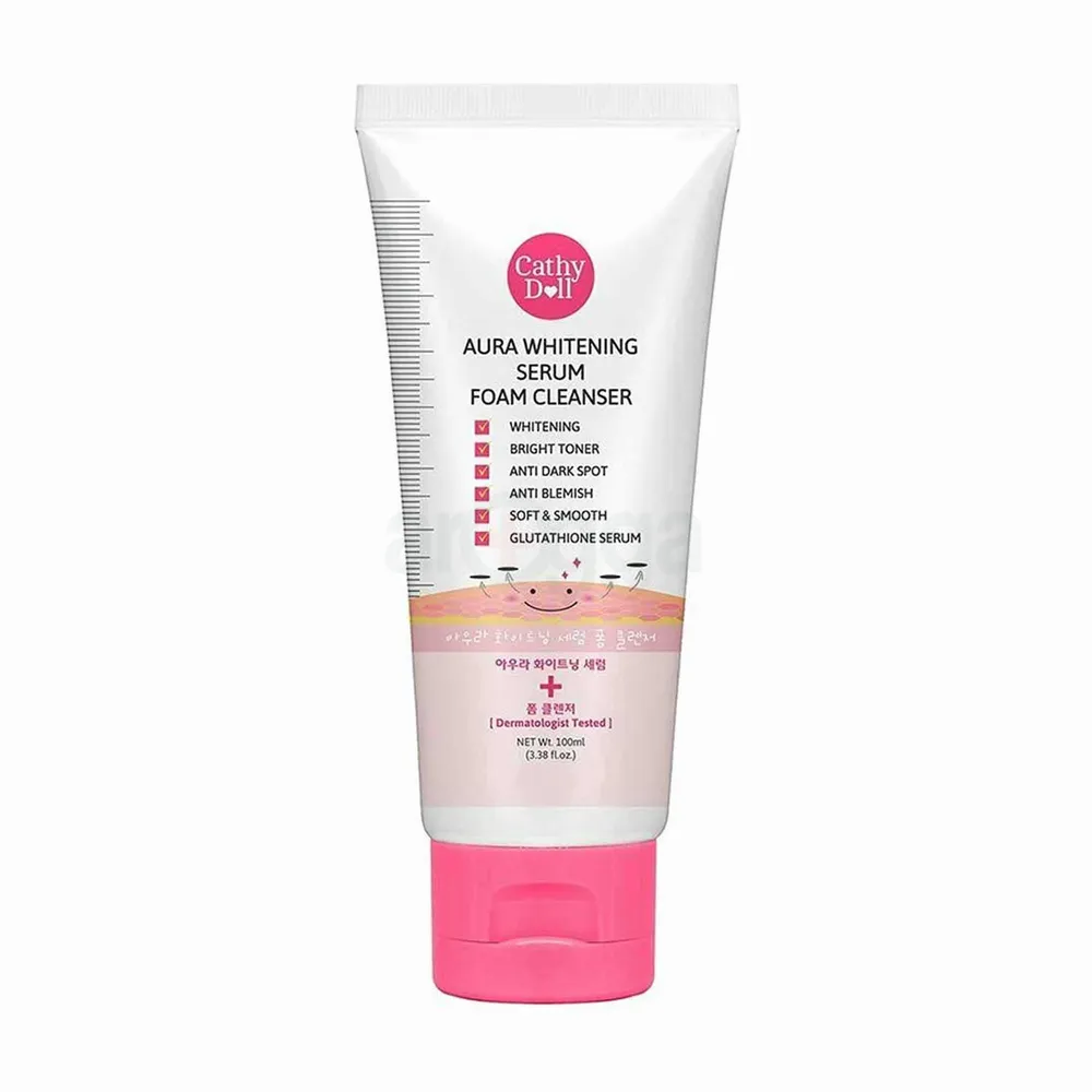 Cathy Doll Aura Whitening Serum Foam Cleanser 100ml  