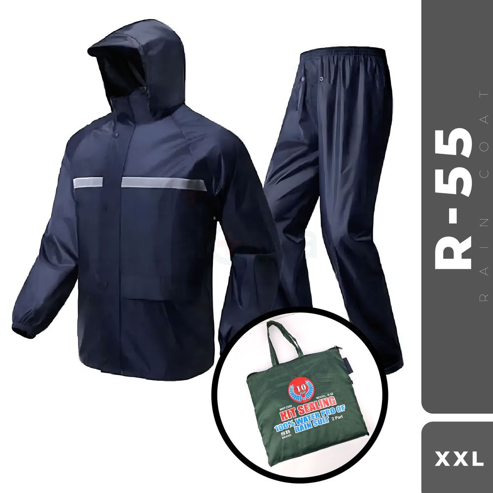 Rain Coat 10 Top Heat Sealing XXL (Code : R-55)  