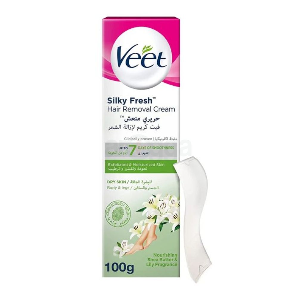 Veet Silky Fresh Hair Removal Cream for Dry Skin 100g  