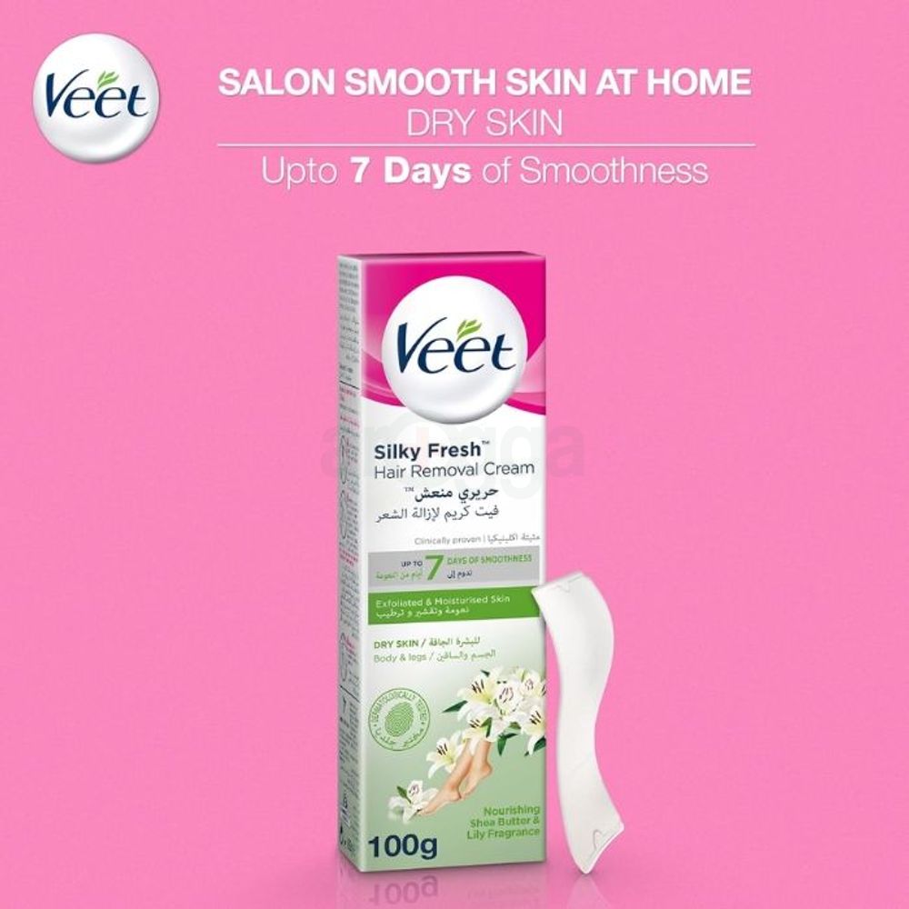 Veet Silky Fresh Hair Removal Cream for Dry Skin 100g  