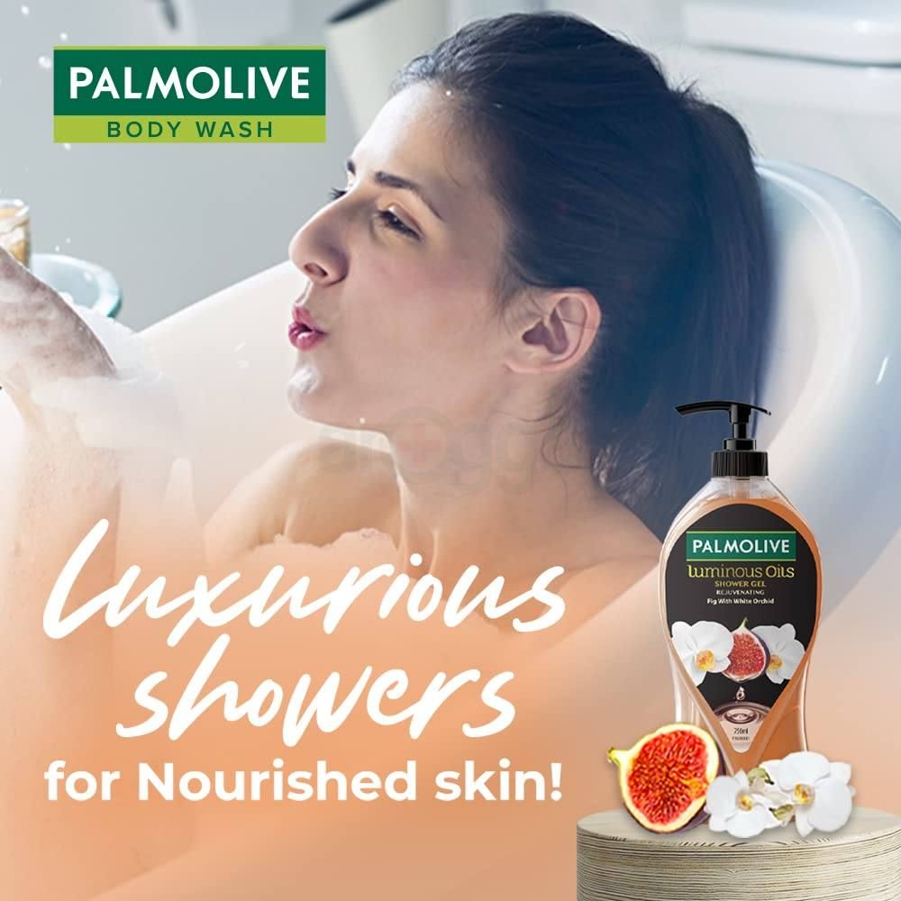 Palmolive Luminous Oils Shower Gel with Oil, Fig and White Orchid Extracts  