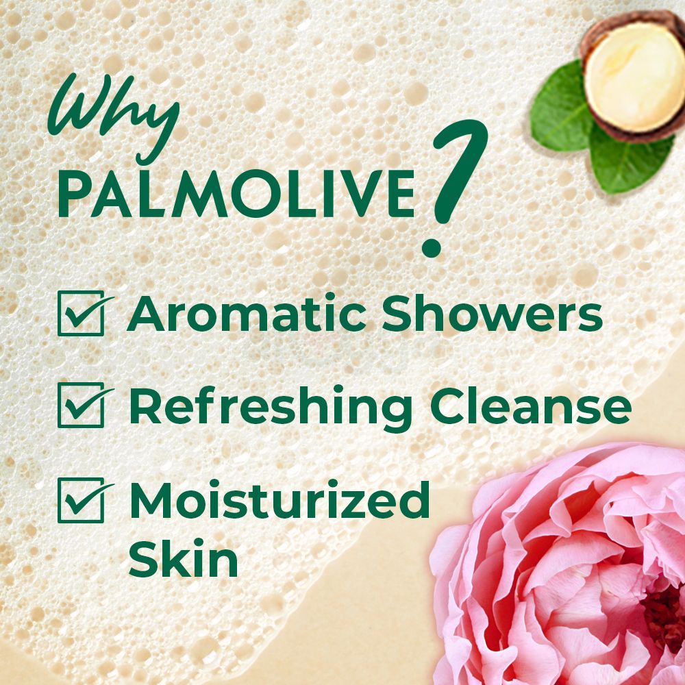Palmolive Lominous Invigorating Macadamia Oil With Peony Shower Gel 250ml  