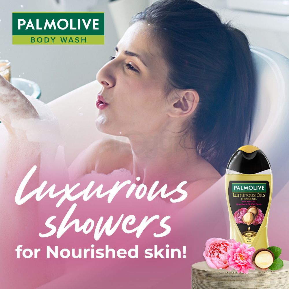Palmolive Lominous Invigorating Macadamia Oil With Peony Shower Gel 250ml  
